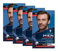 Gel teinté anti-gris - Schwarzkopf - Men Perfect 70 - Marron foncé - 4 x 80 ml