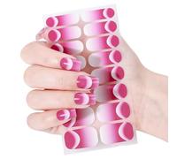 Gel tendance pour ongles - Autocollants brillants - Pour French Tip - Bandes pour ongles - Décorations artistiques - Fournitures de manucure