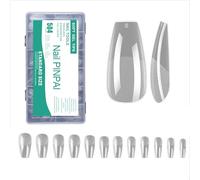 Gel Tip Amande Stiletto Carrée Cercueil Couverture Complète Cadeaux Artificiels