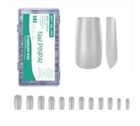 Gel Tip Amande Stiletto Carrée Cercueil Couverture Complète Cadeaux Artificiels