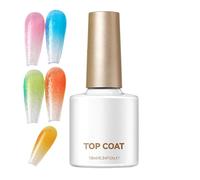Gel Top Coat 10 ml liquide brillant à motif de vagues d'eau pour manucure