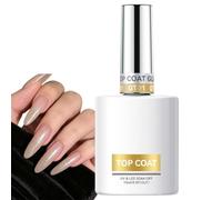 Gel Top Coat - 2-in-1 Glitter ppolish, 15ml UV Nail Gel