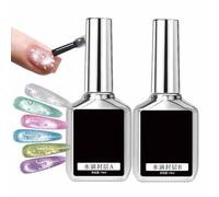 Gel Top Coat - 2 Pieces Water Drop Nail Liquid | UV Top Coat |flexible Water Drop Sizes And Easy Gel Thickness Control. Achieve Realistic 3D Raindrop Looks For Manicure Designs. Ideal For Daily Wear,