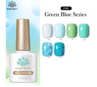 GEL UV POUR ONGLES - BORN PRETTY - ALL SHINE ON ME - Pack de 6 - Couleurs variées - 10 ml par flacon