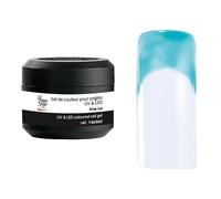 Gel UV Techni Color Vitrail Blue ice - Peggy Sage - Gel UV Vitrail de couleur blue ice pour ongles