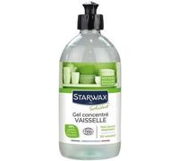 Gel vaisselle main concentré - STARWAX SOLUVERT - Ecocert - Bidon - 500ml - Parfum frais