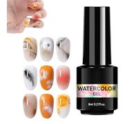 Gel Vernis À Ongles Floraison,8ml Outils De Manucure Naturels À Longue Durée - Gel De Peinture Pour Ongles À Effet De Diffusion,pour Maison, Salon, Quotidien, Voyage, Vacances, Anniversaire, Halloween