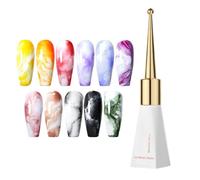 Gel Vernis à Ongles | Gel 10ml Pour Ongles À Effet Diffuseur - Liquide Durcissement Rapide Beauté Pour Peinture Sculpture Modelage Art Manucure Femmes Filles