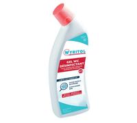 Gel WC désinfectant détartrant surpuissant HACCP Wyritol 4 en 1 750 ml