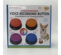 Gelabur Set de 8 Boutons de Chien pour la Communication, Boutons enregistrables pour la Classe