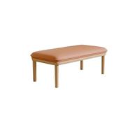 GELASIGE Banc à chaussures en bois massif - Tabouret à langer - Tabouret long pour entrée de maison, porche, entrée - Tabouret bas - Tabouret d'extrémité de lit - Banc à chaussures pour entrée (A)
