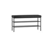 GELASIGE Banc à chaussures pour porter des chaussures à la porte, banc long pour changer de chaussures à la porte, armoire à chaussures domestique, banc à chaussures pour entrée (B)