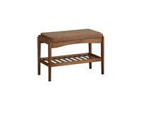 GELASIGE Banc à chaussures, tabouret à langer pour salon, maison, entrée, tabouret d'entrée, tabouret à chaussures à coussin doux, banc à chaussures pour entrée (B)