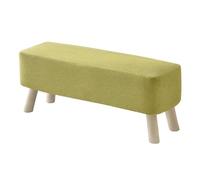 GELASIGE Banc à chaussures, tabouret à langer, tabouret de porte de maison, tabouret de canapé, tabouret long en bois massif, tabouret d'extrémité de lit, tabouret à chaussures, tabouret de chambre,