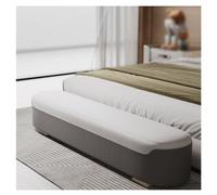 GELASIGE Marchepied de lit, banc d'entrée moderne tapissé, banc de chevet en cuir, banc de rangement, repose-pieds de chambre à coucher, marchepied de lit pour lits hauts (C, 175 x 40 x 45 cm)