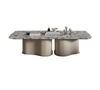 GELASIGE Table basse légère en marbre de luxe, table basse moderne, table d'appoint, table centrale pour salon