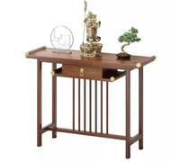 GELASIGE Table d'autel de style chinois pour Zen-Foyer, table pour Bouddha, longue table de présentation pour le ménage, armoire d'entrée moderne Mandir pour la maison