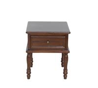 GELASIGE Table de chevet de style nordique de grande capacité, table basse casier rétro, petite table d'appoint, table d'appoint pour chambre à coucher