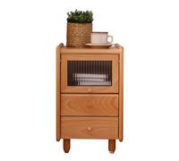 GELASIGE Table de chevet nordique pour chambre à coucher, petite armoire de rangement ultra étroite, armoire de rangement pour la maison, tables d'appoint pour chambre à coucher