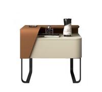 GELASIGE Table de chevet nordique pour chambre à coucher, table de chevet simple, étagère de chevet pour salon, canapé, table d'appoint, table de balcon, table d'appoint pour chambre à coucher