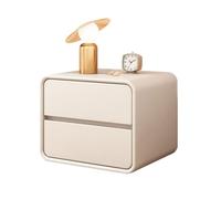 GELASIGE Table de chevet simple pour chambre à coucher, petite table basse, style crème, table d'appoint pour chambre à coucher