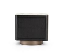 GELASIGE Table de chevet, table de chevet couleur fumée, table de chevet nordique pour chambre à coucher, meuble de rangement, salon, canapé, table d'appoint pour chambre à coucher