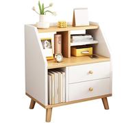 GELASIGE Table de chevet, table de chevet, petite table de chevet, casier de rangement, meuble de rangement nordique, table d'appoint, table d'appoint pour chambre à coucher