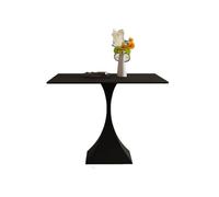 GELASIGE Table de salle à manger carrée en ardoise pour la maison, petit appartement, balcon, loisirs, table basse, bureau de chambre moderne, table à manger moderne (A)