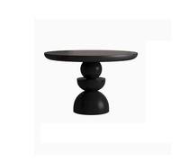 GELASIGE Table De Salle à Manger Meubles Ronds Modernes en Bois Massif rétro for Salle à Manger et Cuisine Table à Manger Moderne