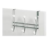 Gelco 700114 Twin Patère Métal/Céramique Chromé 26,5 x 11 x 21 cm