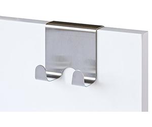 GELCO 707470 Tip Patère Métal/Brossé Argent 7 x 2,50 x 7,50 cm