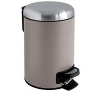 GELCO Design 708852 Poubelle Frein de Chute 3L, Métal, Gris, 22.5 x 25 cm