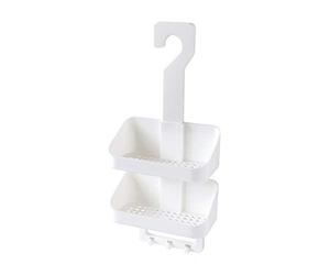 GELCO Design BR527502V First Serviteur de Douche, Plastique, Blanc, 22.0 x 12.0 x 47.0 cm