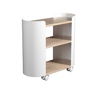 GELCO DESIGN desserte Oblong Spot métal Blanc à roulettes