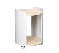 GELCO DESIGN desserte Ronde Spot métal Blanc à roulettes