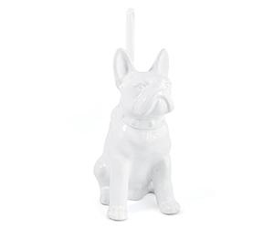 Gelco Design Dog Pot à Balai WC , Céramique, Blanc, 15 x 20 x 29 cm 710555