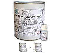 Gelcoat Blanc gel coat 2 Kg bateau pour Fibre de verre + catalyseur