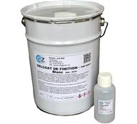 Gelcoat Blanc - Gel Coat Bateau - 5 kg + Catalyseur + Pipette de Dosage 10 ML - Finition Lisse et Brillante