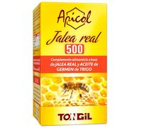 Complément Alimentaire Gelée Royale 500mg | Avec Huile de Germe de Blé | Soigneusement Fabriqué | 60 Perles Api-Nature