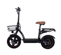 GELEIPU C14 Trottinette Électrique avec Siège - Moteur 500W - Batterie 48V 17.5Ah - Pneus 14""- Maximale 25 km/h - Autonomie 100 km