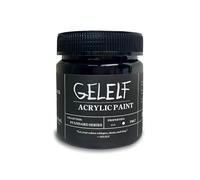 GELELF Gel Plate Printing Perfect Transfer Peinture acrylique Noir lampe opaque 280 ml