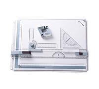 Gelentea Table à dessin A3 avec système de mesure d'angle de mouvement parallèle et angle réglable