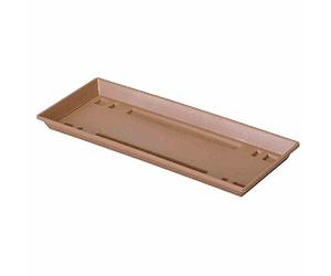 Geli 804 060 06 Soucoupe rectangulaire pour Standard, 60 x 15.50 cm Terracotta