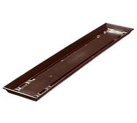 Geli 804 080 08 Dessous de caisse à fleurs standard 80 cm, brun foncé