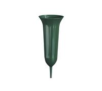 Geli 870 031 11 Vase funéraire Tulipe plastique vert foncé ø 31 cm, vert