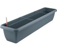 Geli Bac à fleurs AQUA ANDALUCIA Anthracite 100 cm avec système d'arrosage - plastique
