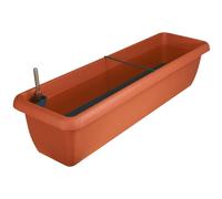 Geli Bac à fleurs AQUA ANDALUCIA Terracotta 80 cm avec système d'arrosage - plastique