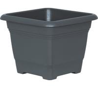 Geli Bac à plantes NORA Anthracite 28 cm carré - plastique