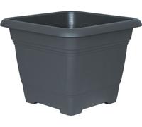 Geli Bac à plantes NORA Anthracite 48 cm carré - plastique