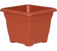 Geli Bac à plantes NORA Terracotta 28 cm carré - plastique